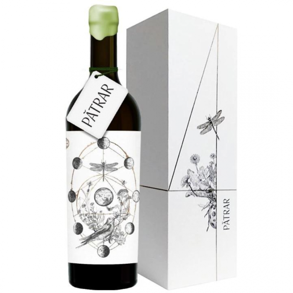 Vin alb sec Domeniul Bogdan Patrar Riesling 2020 + cutie, 0.75L, 13% alc., Romania