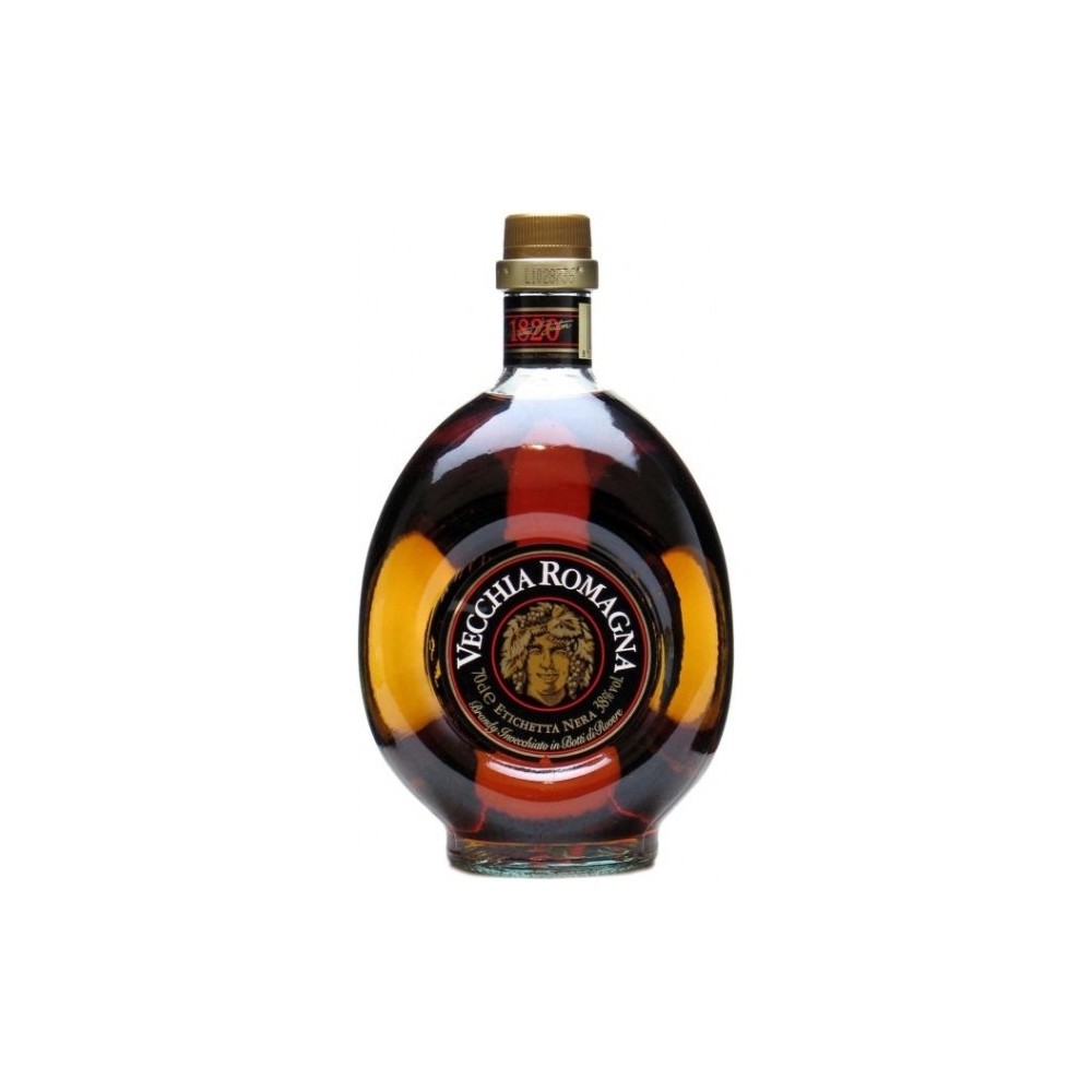 Brandy Vecchia Romagna Etichetta Nera, 40% alc., 1L, Italia