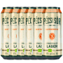 Pachet 6 bucati bere organica fara gluten Pecsi Sor BIO Premium Lager, 5% alc., 0.5L, doza, Ungaria