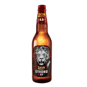Lion Strong Blonde Beer, 8.8% alc., 0.33L, Sri Lanka